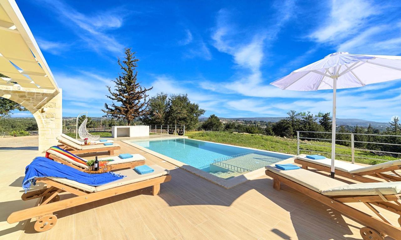 Orientem Villa Heated Pool Georgioupoli Exterior foto